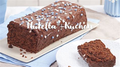 Rezept Nutella Kuchen Youtube