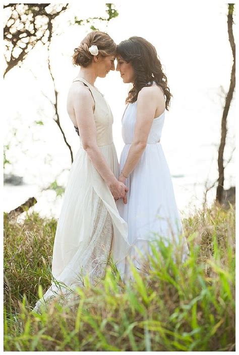 Sarah And Saras Maui Destination Wedding Lesbian Wedding Photos