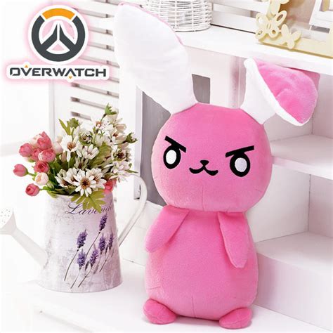 Overwatch Dva Pink Bunny Plush Nerdmana