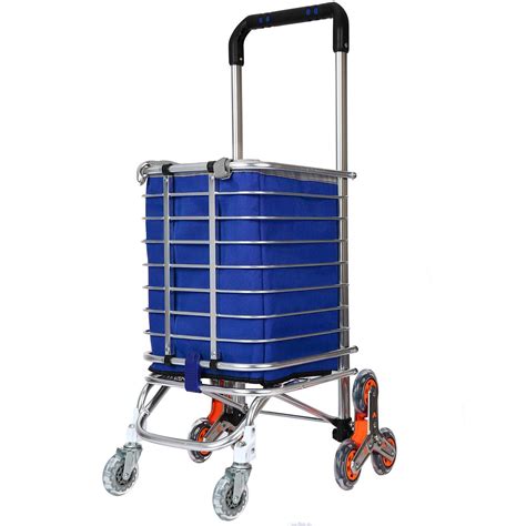Collapsible Rolling Cart With Wheels For Shopping And