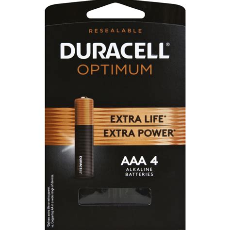 Save On Duracell Optimum Alkaline Batteries Size Aaa Order Online