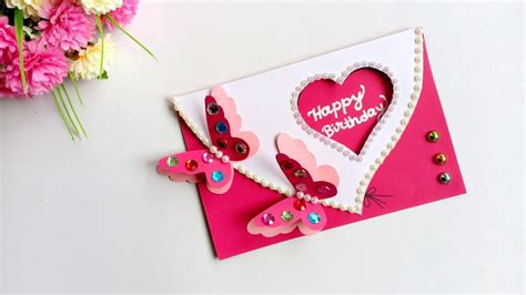 Beautiful Handmade Birthday Cardbirthday Card Idea