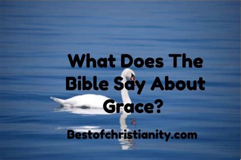 What Does The Bible Say About Grace