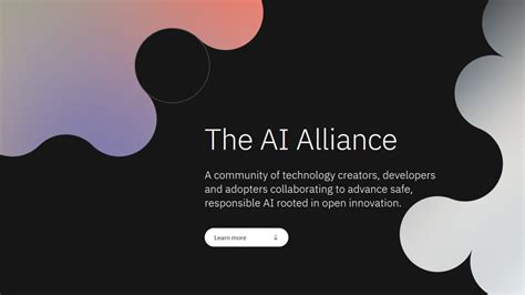 Ibm Meta Form Ai Alliance With 50 Organizations To Promote Open