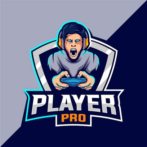 Premium Vector Pro Player Esport Game Logo Design