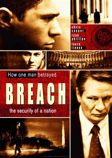 Breach — agent double (film, 2007) pour les articles homonymes, voir agent double. Movie Poster »Breach« on CAFMP