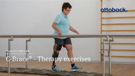 C Brace Leg Orthosis Therapy Exercises 616 Gait Training
