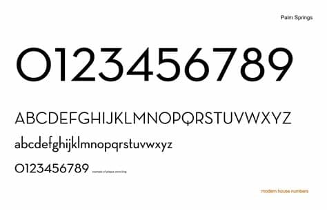 Advertising from the mad men era , taschen2012. check out our Modern House Numbers Palm Springs font! www ...