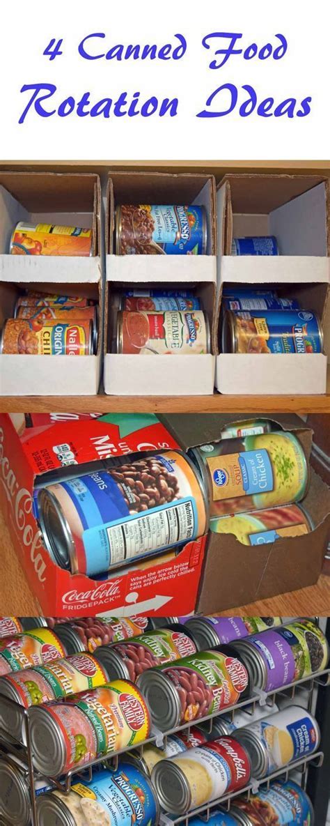 Storing Canned Food 4 Rotation Ideas Survival Prepper Canned Food