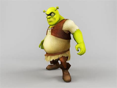 Shrek 3d Model 3ds Max Files Free Download Modeling 49992 On Cadnav