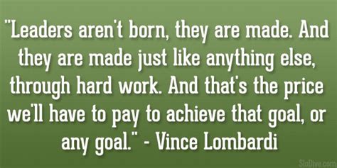 Quotes About Hard Work Vince Lombardi 17 Quotes