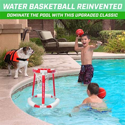 Gosports Splash Hoop 360 Floating Pool Basketball Game Includes Water