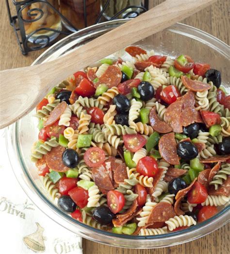 Classic Italian Pasta Salad Wishes And Dishes