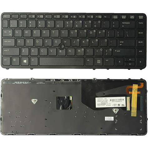 Laptop Keyboard Backlit With Frame For Hp 840 G1 850 G1 Laptop Pn
