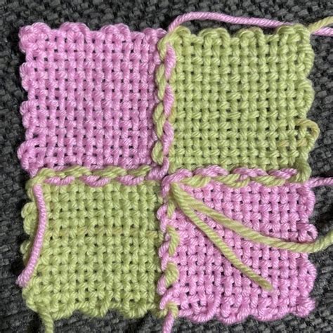 Invisible Join For Pin Loom Squares As You Weave Weaving