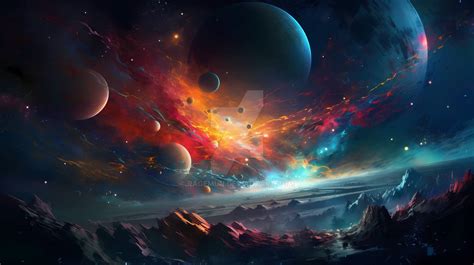 Colorful Space 5 Hd Wallpaper Background By Ixul On Deviantart