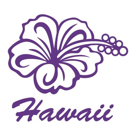 Hawaii Hibiscus Flower Cuttable Design Png Dxf Svg Eps File Etsy
