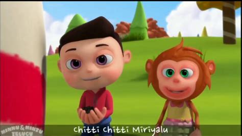 Chitti Chitti Miriyalu Telugu Rhymes Kids Youtube Channel Saichandu