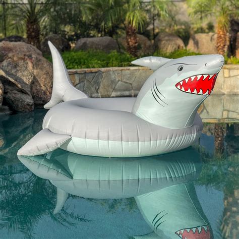 Freebies Are Shared Everyday Giant 52 Shark Bite Inflatable Ride On Pool Float Awesome Colors