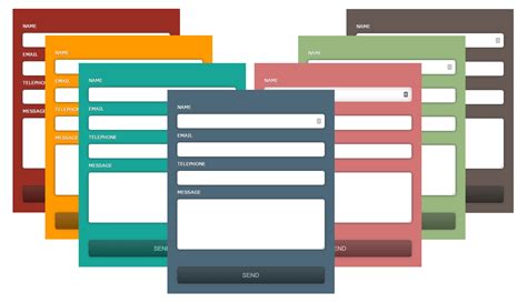 Pure Css3 And Html Web Form Design