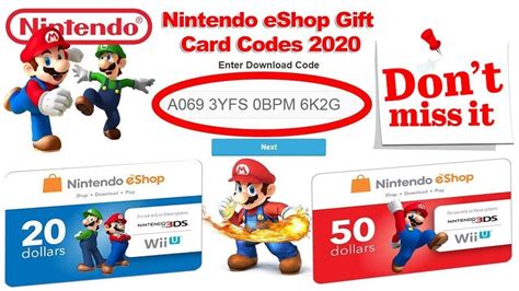 Nintendoeshop Gift Card Code Generator In Nintendo Gift Card My Xxx