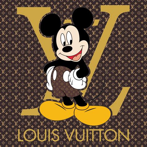 Mickey Mouse Louis Vuitton Svg Mickey Lv Logo Svg Louis Vuitton Logo