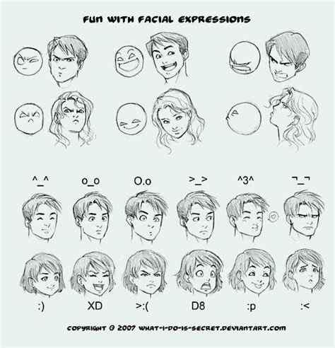 Facial Expressions Espressioni Facciali Idee Per Disegnare Design