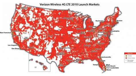 Verizon Availability Areas Coverage Map Decision Data Verizon Coverage Map Florida