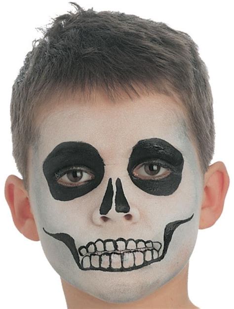 Skeleton Face Paint Goodtoknow Halloween Schminken Kinder
