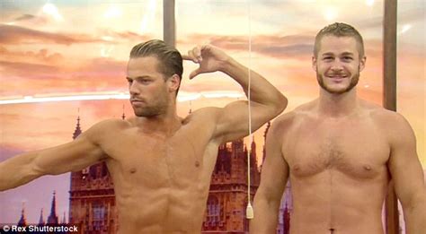 Celebrity Big Brother S James Hill And Austin Armacost Strip Down