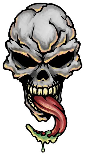 Demon Skull Tattoo Transparent Clip Art Library
