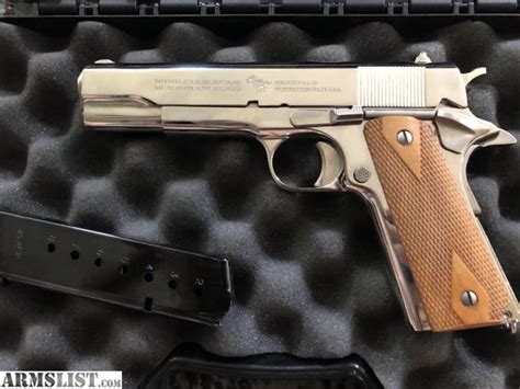 Armslist For Sale Nickel Plated 1911 45 Acp