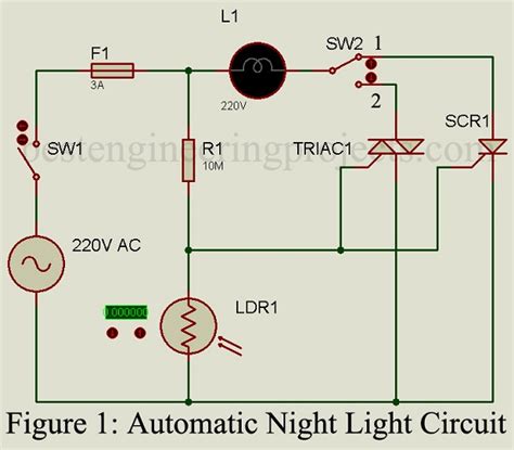 Led based reading lamp | detailed circuit diagram available led based reading lamp. Automatic Night Lamp Circuit - Best Engineering Projects