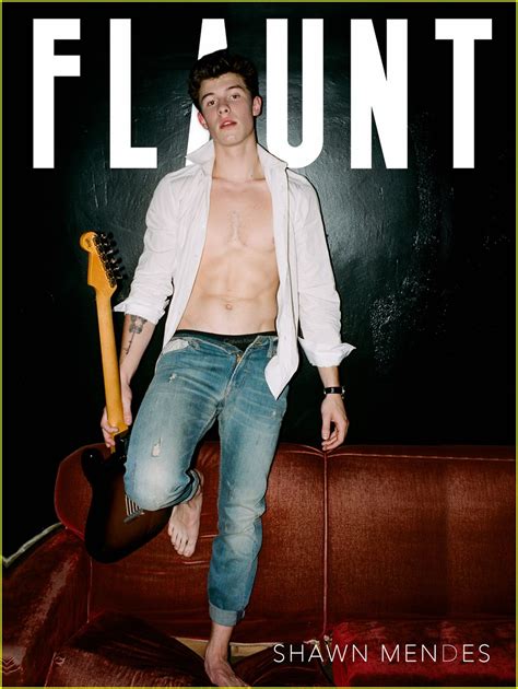Shawn Mendes Shows Off Killer Abs For Shirtless Flaunt Cover Photo
