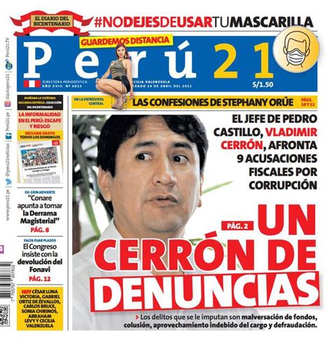 Un Cerr N De Denuncias Impresa Peru