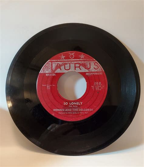 Donnie And The Delcords When Youre Alone Doo Wop 45 352 Plays Vg Ebay