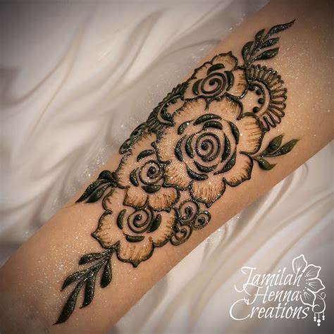 Gulf Rose Arm Henna Henna Henna Tattoo Hand Henna Arm