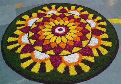 Onam festival is celebrated with great fun and fervour in the state of kerala and by all malayalees living across the globe. Pookalam Designs - Flower Rangoli Designs for Diwali Onam ...