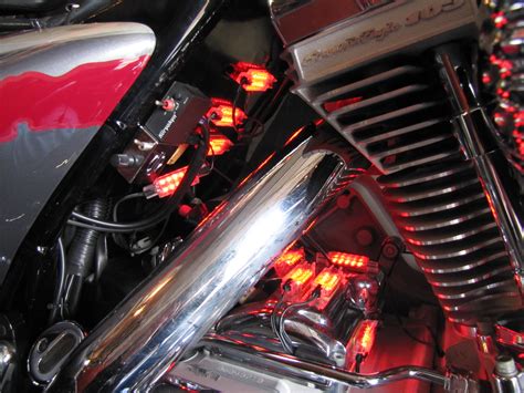 Harley Davidson Motorcycle Spectra Glo Led Red Accent Lighting Kit