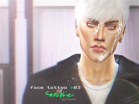 Seraphic Tribal Face Tattoo N03 By Pralinesims At Tsr Sims 4 Updates