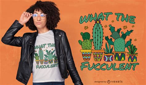 Descarga Vector De Diseño De Camiseta De Cita Suculenta De Cactus