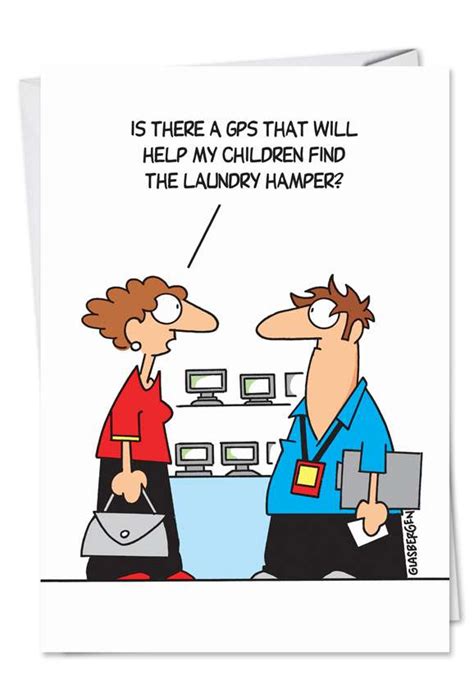 Gps Mothers Day Funny Greeting Card