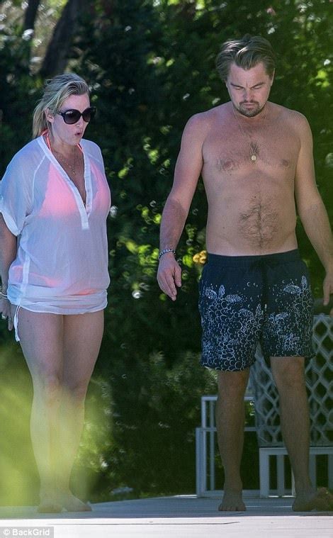 Leonardo Dicaprio And Kate Winslet Enjoy Intimate Reunion As They Relax At Poolside In St Tropez