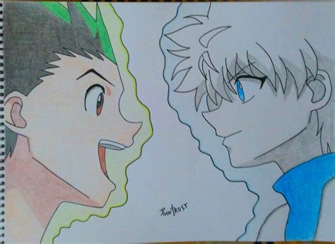 Gon And Killua By Phkfrost On Deviantart Anime Drawing Styles Anime