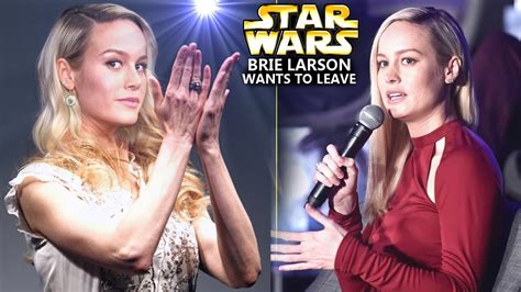 Brie Larson Wants To Leave Star Wars New Details Ignite Star Wars Explained Youtube