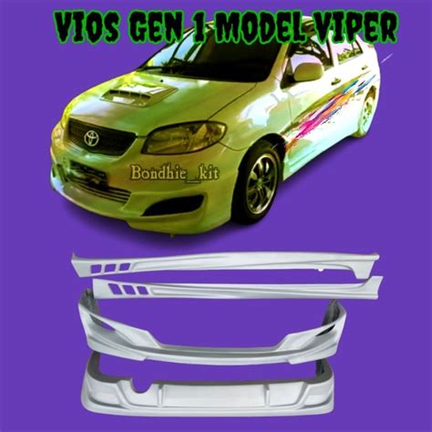 Jual Bodikit Vios Gen 1 Bahan Fiberglass Shopee Indonesia