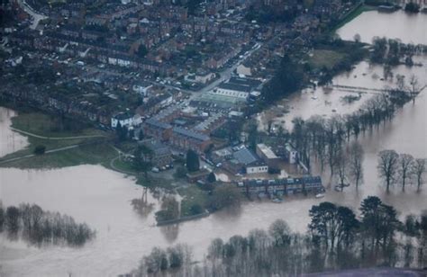 Aerial Views Show Extent Of Worcester Flood Damage Itv News