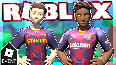 Event How To Get Two Fc Barcelona Rthro Bundles Roblox Youtube