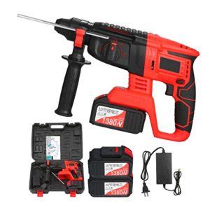 RIGTMAL 21V Brushless Cordless Rotary Hammer Drill 1 Inch SDS Plus