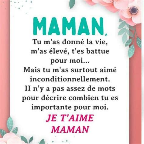 Épinglé Par Stephanie Charetier Sur Je Taime Maman Texte Pour Maman